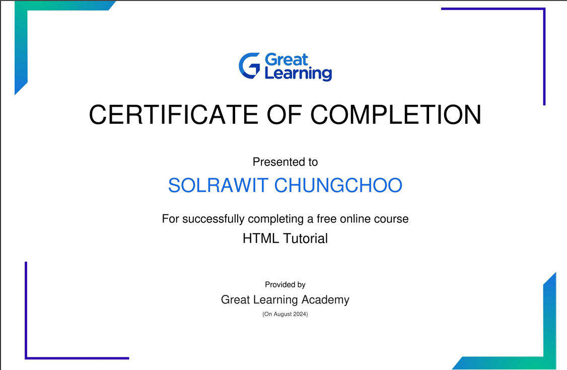 Certificate Image